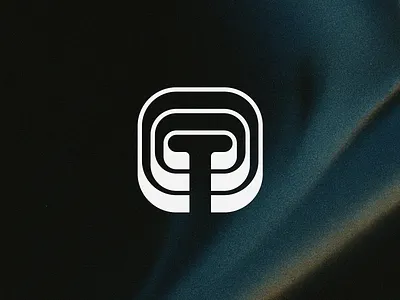 Letter T + Ripple Logo ai auto automotive blockchain branding car gradient icon identity lepisov lettering logo negative retro ripple space waves wifi