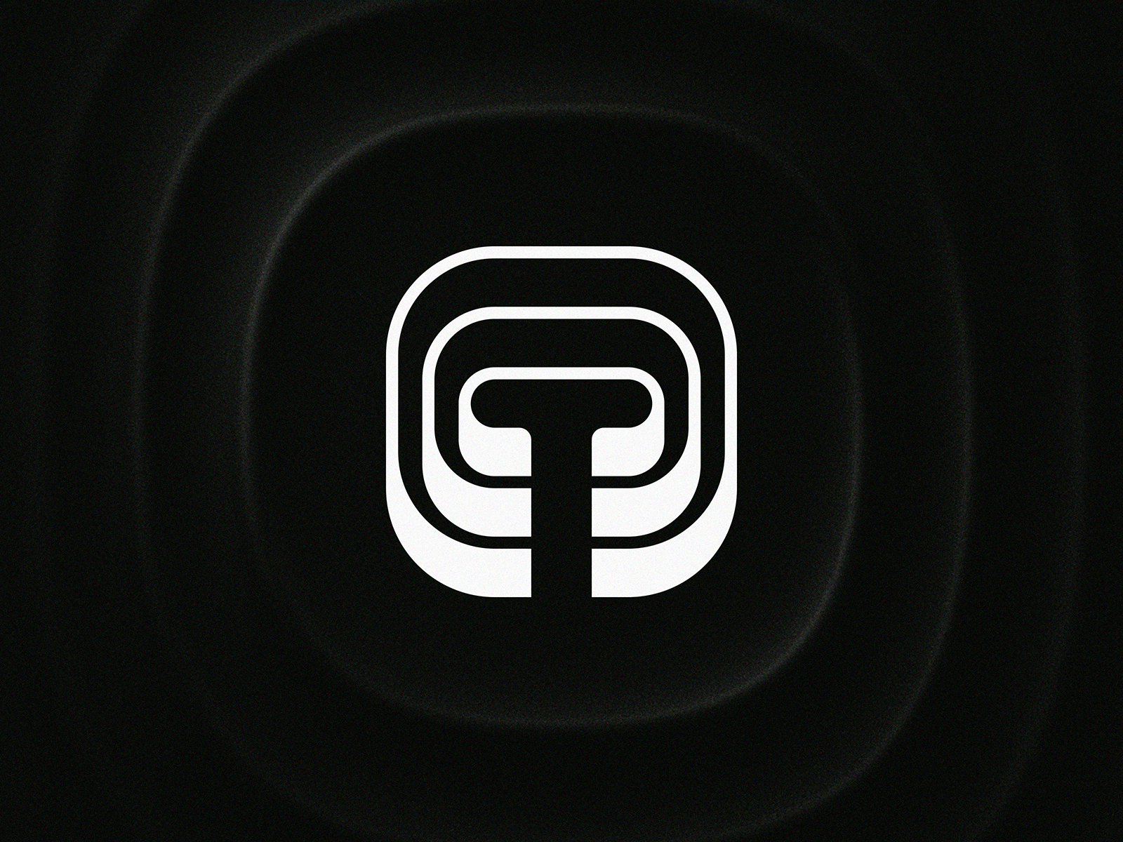 Letter T + Ripple Logo ai auto automotive blockchain branding car gradient icon identity lepisov lettering logo negative retro ripple space waves wifi