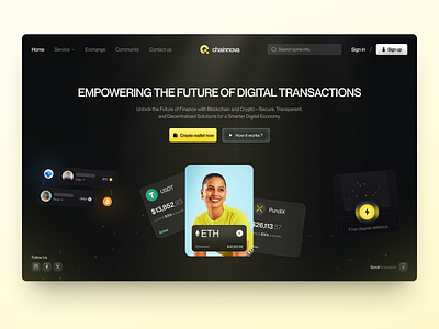 UI-UX for Crypto design interface platform product service startup ui ux web website