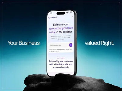 Confetti Marketplace — a website for buying & selling businesses ai integration ai powered app b2b businesses conversion dashboard design entrepreneurs intuitive marketplace navigation saas seamless sidebar ui ui design user experience ux website