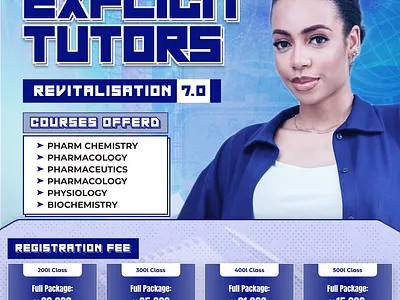 Tutorial Flyer academic design academic flyer design flyer design graphic design