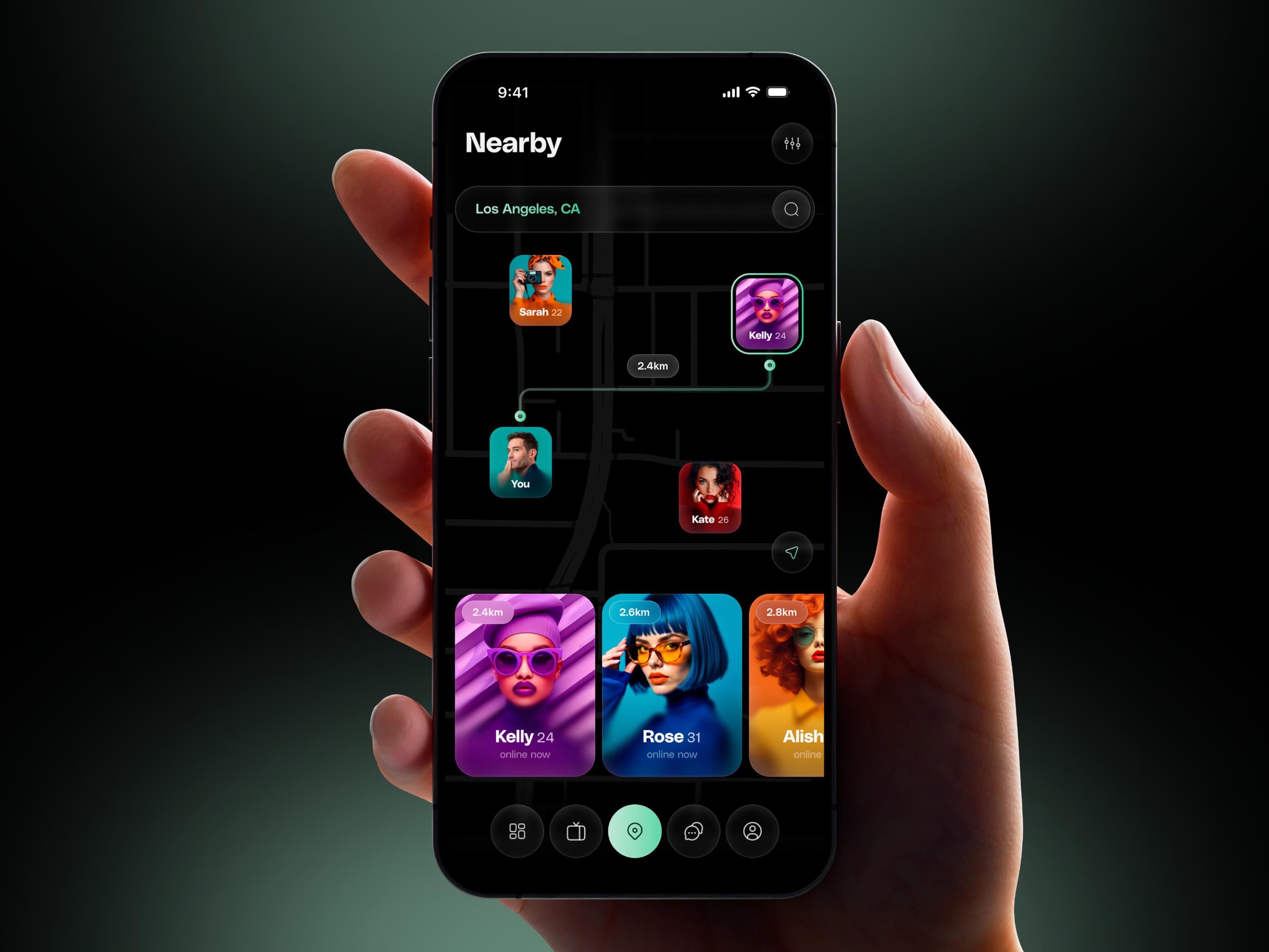 Blast Dating - Mint Redesign app badoo bumble clean date dating find people map minimal mobile nearby tinder web