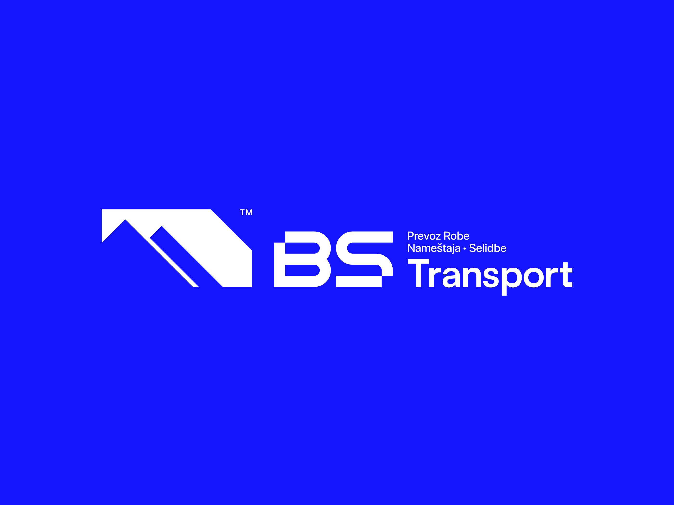 BS Transport Logo brand identity branding design graphic design logistics logo logo logomark logotype minimalist logo transport van logo