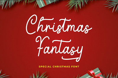 Christmas Fantasy Font branding christmas design fantasy font font design graphic design handwritten font hello dribbble holiday illustration ligature font logo santa script font swashes font type typography ui winter