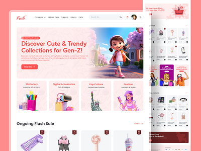 Preeti - Redesign E-Commerce Website | Case Study | UX Research case study e commerce website design ecommerce ecommerce store ecommerce website fashion ecommerce figma genz landing page radiyal shakib1wrk ui ui design ui ux uiux ux design ux research web design website design website ui