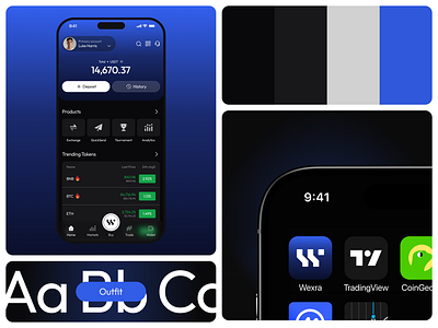 The Next Evolution of Mobile Crypto Finance Interface appdesign crypto cryptocurrency darkmode dashboard design exchange finance fintech interactiondesign mobile mobileapp productdesign trading ui uidesign uikit ux visualdesign wallet