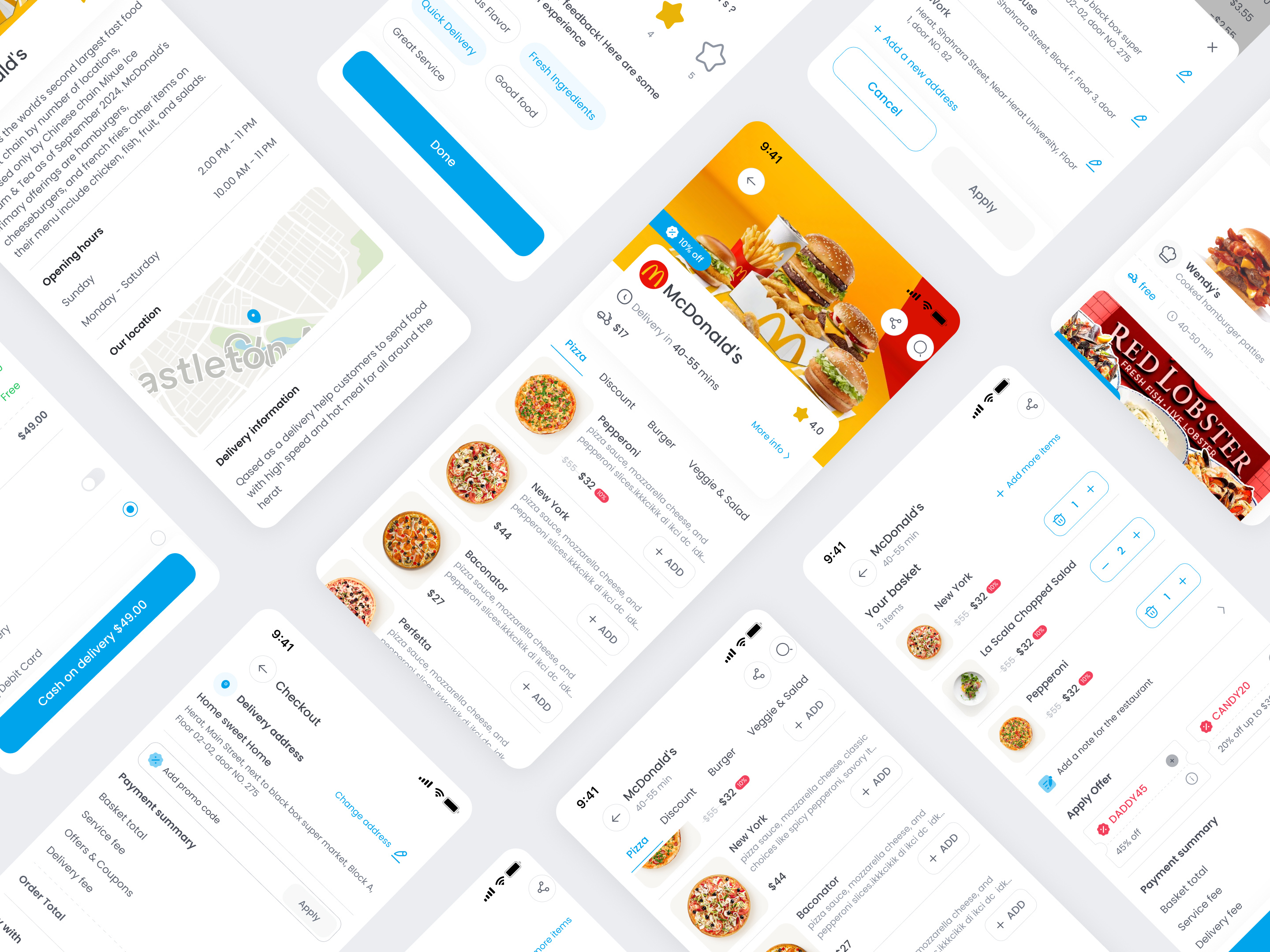 Food Delivery App clean delivery fast food figma flow food food app food delivery journey map minimal product uber user flow ux ux flow