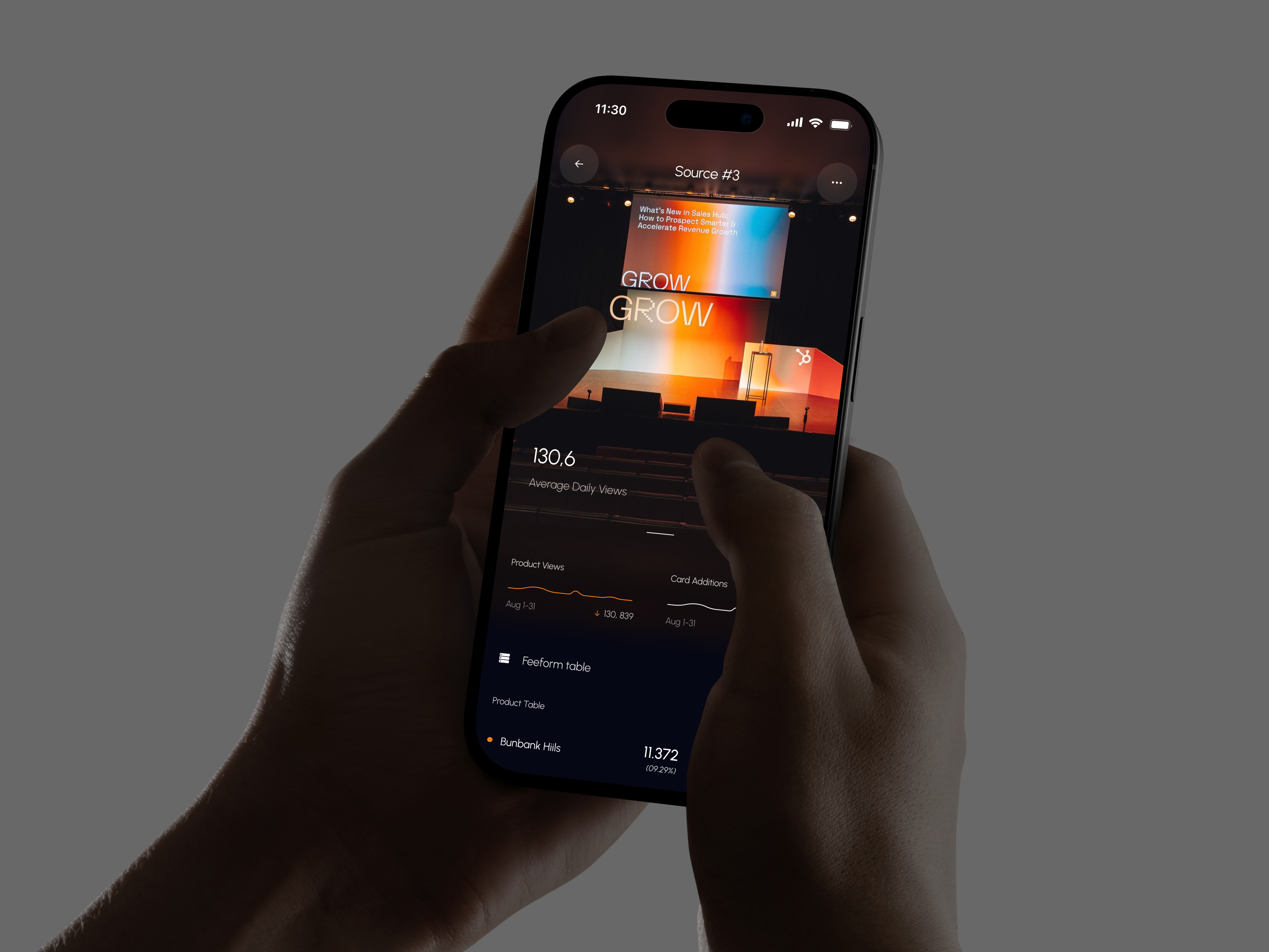 Synthex SaaS – Analytics Mobile Dashboard ai app app design automation b2b business crm dashboard design interface kpi marketing mobile mobile app product saas software statistics ui ux