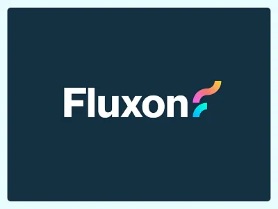 Fluxon - Logo Design branding creative logo f flux framer jeroen van eerden logo modern logo monogram plugin template tool visual identity design web3