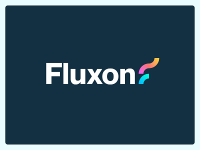 Fluxon - Logo Design branding creative logo f flux framer jeroen van eerden logo modern logo monogram plugin template tool visual identity design web3