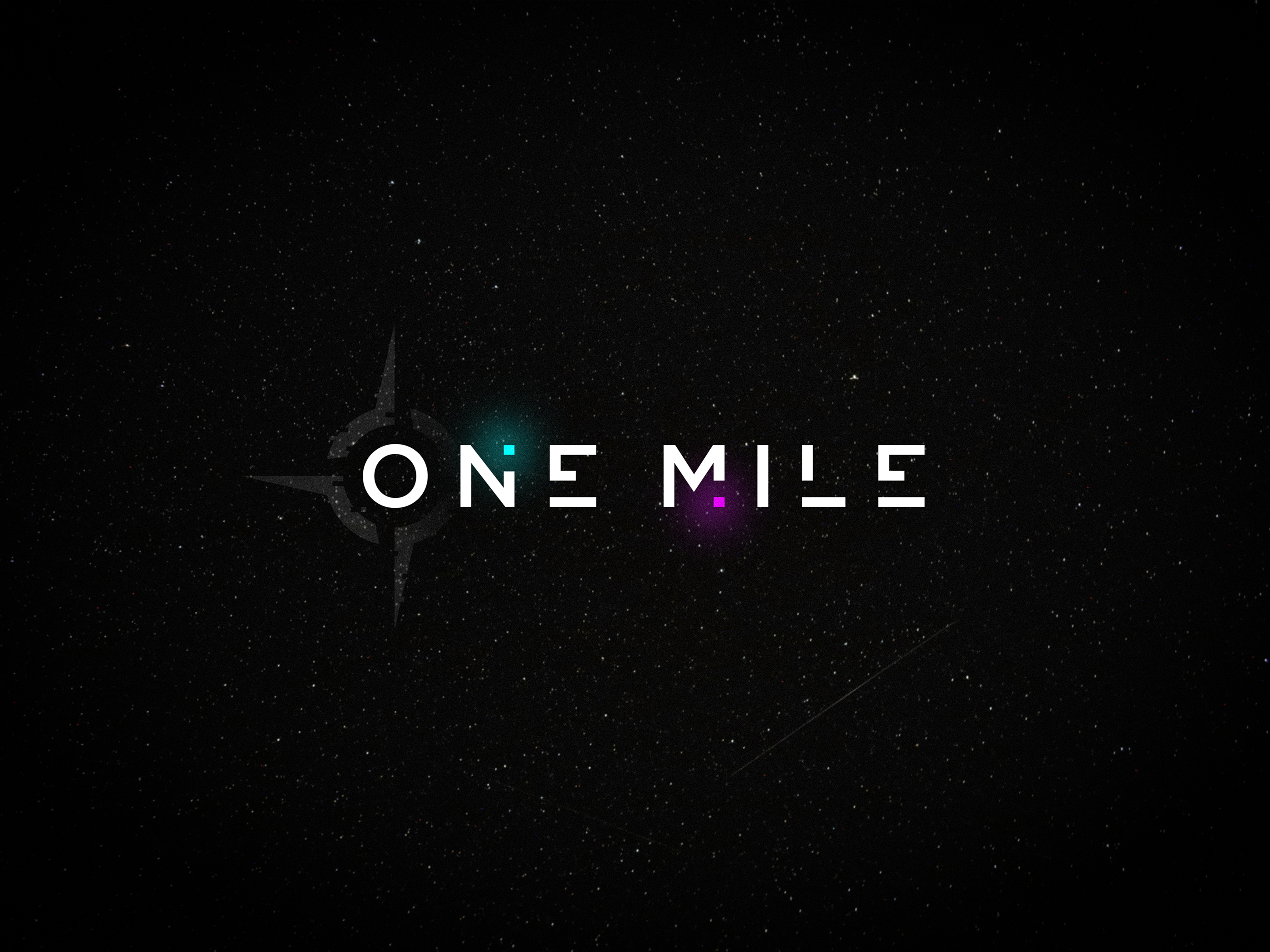 One Mile - Logo Design brandidentity branding design emblem futuristic graphic design graphic designer icon logo logodesign logotype modern neon space vector visualidentity
