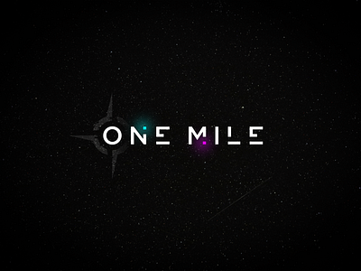 One Mile - Logo Design brandidentity branding design emblem futuristic graphic design graphic designer icon logo logodesign logotype modern neon space vector visualidentity