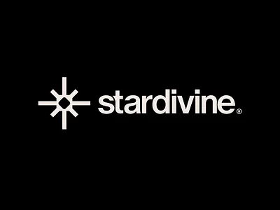 Stardivine logo branding design divine graphic design identity logo mark minimal star vector