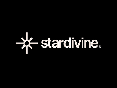 Stardivine logo branding design divine graphic design identity logo mark minimal star vector