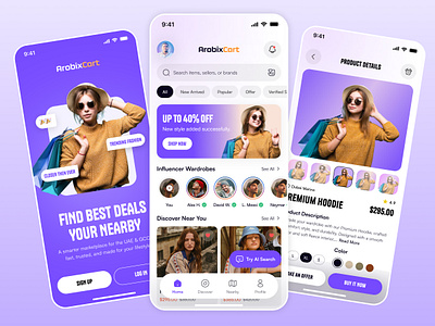 Shopping App Mobile Ui Design v3 app design app ui ux appdesign ecommerce ecommerce app ecommerce app concept fashion app fashion ecommerce app figma app mobile app mobile app design mobile ui mobile ux online shopping product product design shopping app ui design ui ux web.3 e commerce apps