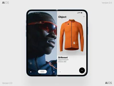 AI Object Search dashboard data design fold homepage illustration interface ios iphone mobile os ultra