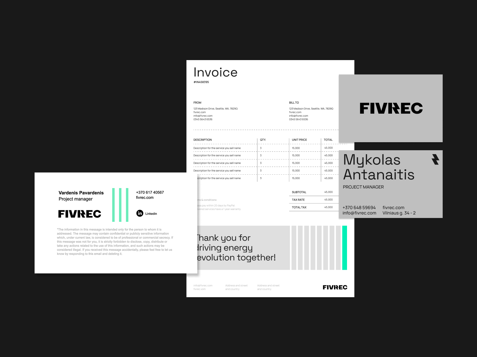 Example of Fivrec | Brand Tools