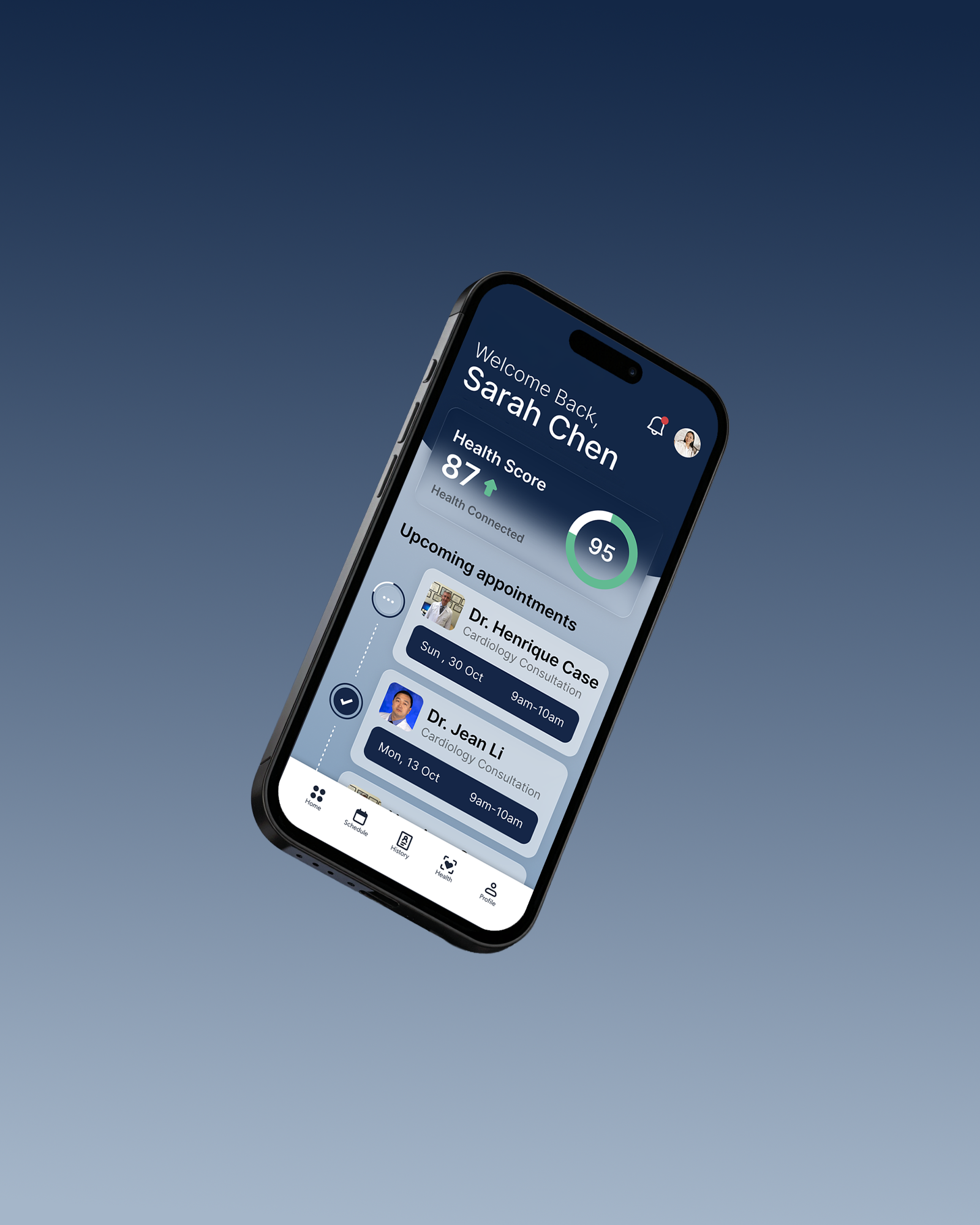 Curavia Telehealth — Mobile UI/UX & Design System accessibility components dashboard designsystem healthtech ios mobile telehealth ui ux