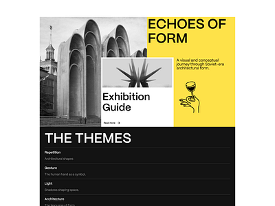 Archive of Shapes architectural design architecture brutalism concept website creative studio design concept design exploration editorial design form study geometry landing page minimal design modern ui photography website soviet architecture ui design visual design visual storytelling web design website concept