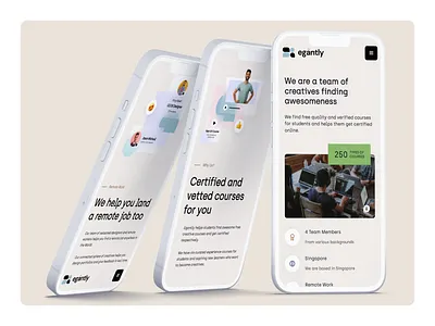 Modern Mobile UI for an e-Learning Platform dailyui dribbble figma graphic design interactiondesign interface productdesign ui uidesign ux webdesign