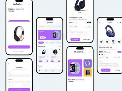 E-Commerce App app app design application design mobile mobile app mobile app design mobile app ui mobile application trending app ui
