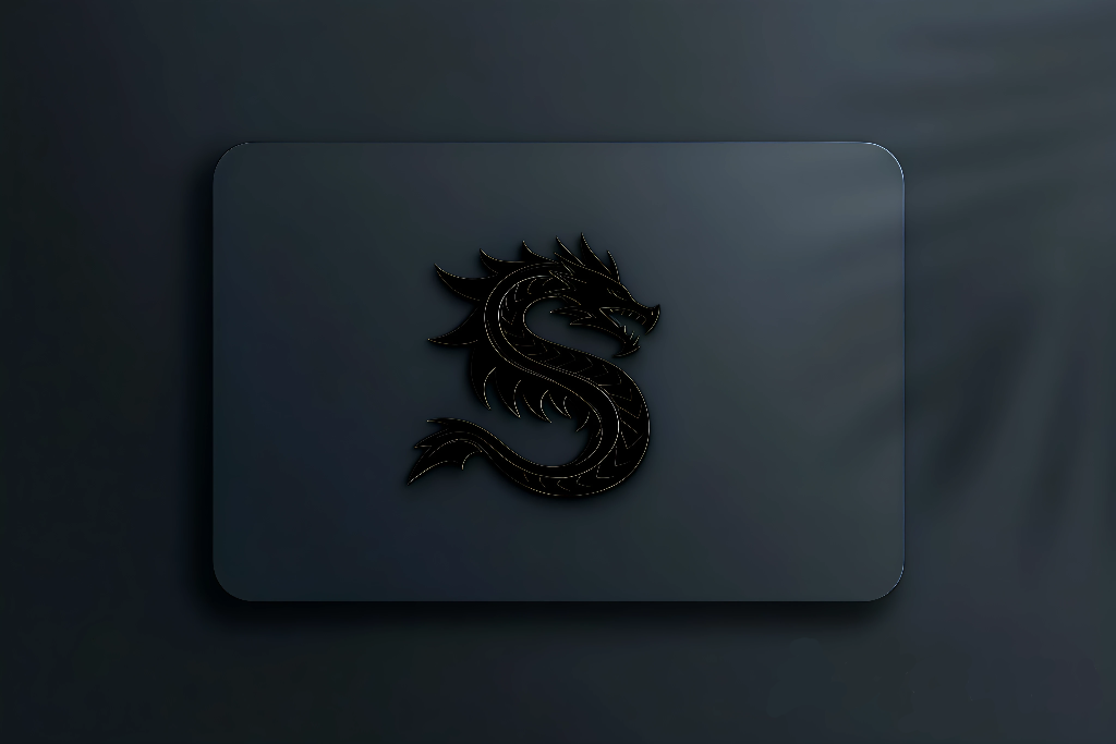 Example of S Shaped Dragon Monogram