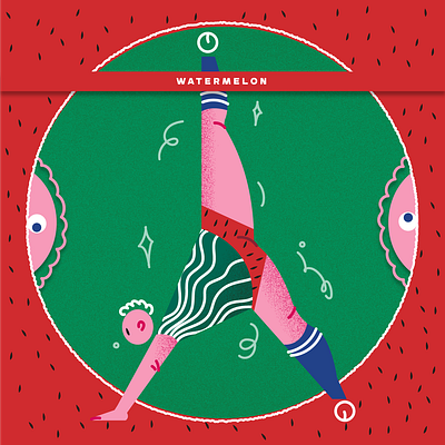 Sweet Watermelon! branding design graphic design illustration vector