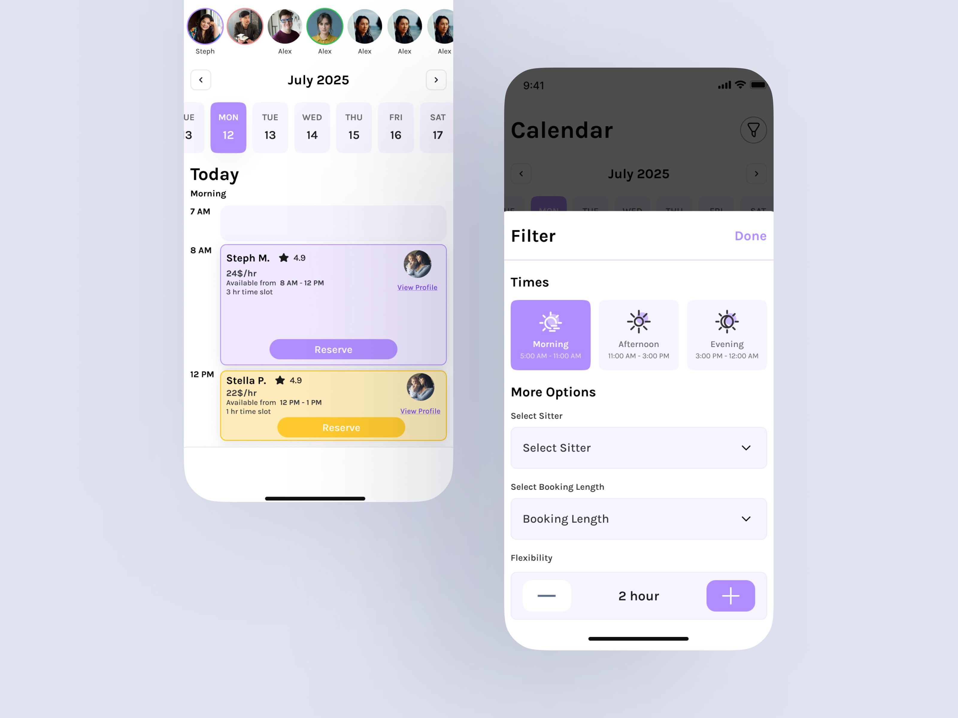 Booking App UI — Clean and Modern Calendar Experience appointment appointment app booking app ui booking ui calendar app design figma ui minimal app design mobile ui ux scheduling app ui design uiux uiux design user experience ux design