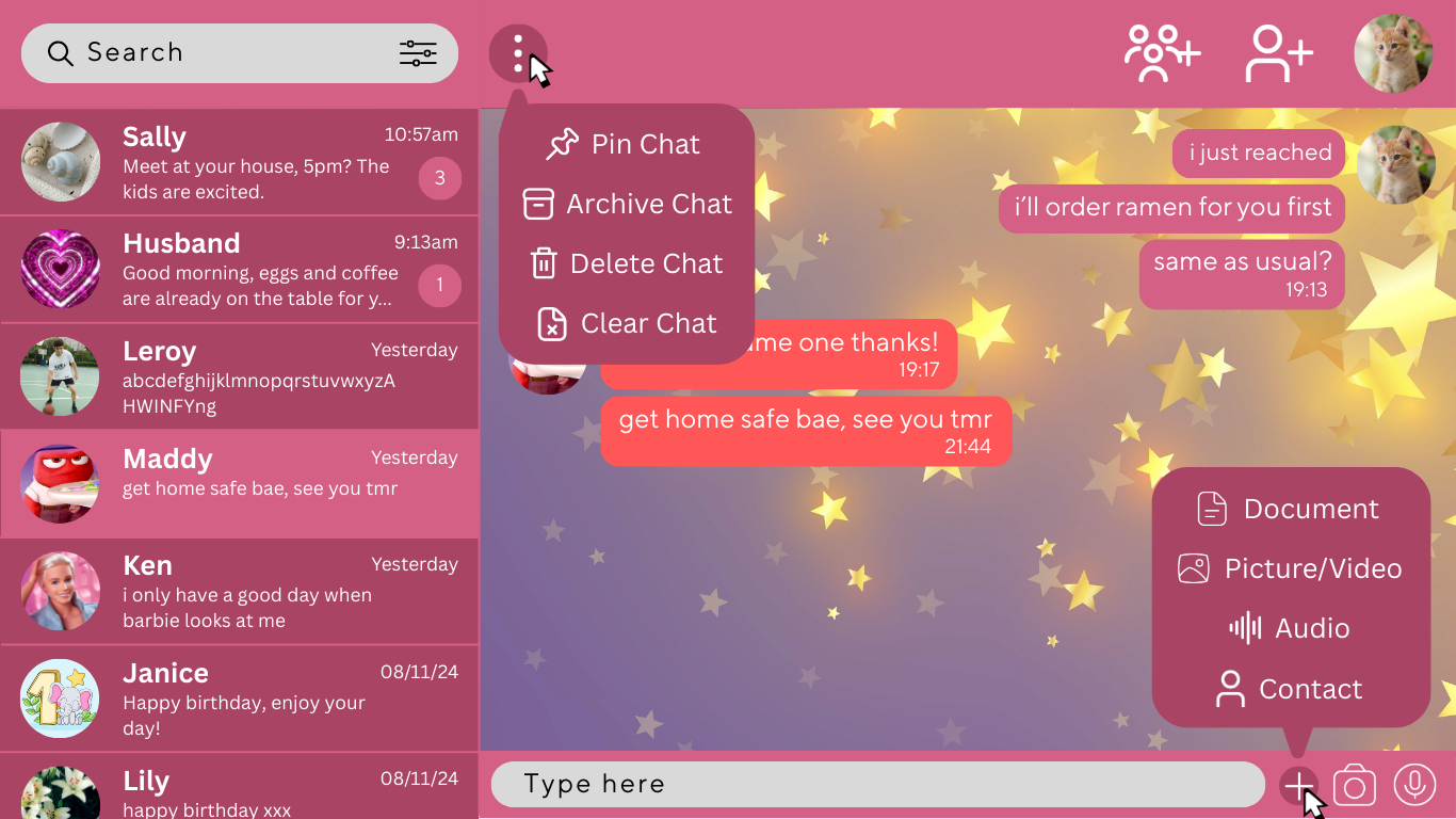 DailyUI #013 - Direct Message ui