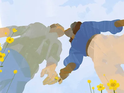 Darya Shnykina for Bumble dating app advertising conceptual illustration darya shnykina dating editorial illustration illustration illustrationart illustrationartist illustrationzone illustrator love