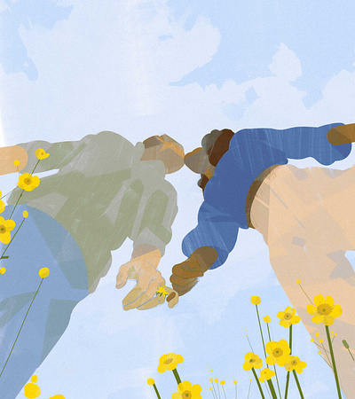 Darya Shnykina for Bumble dating app advertising conceptual illustration darya shnykina dating editorial illustration illustration illustrationart illustrationartist illustrationzone illustrator love