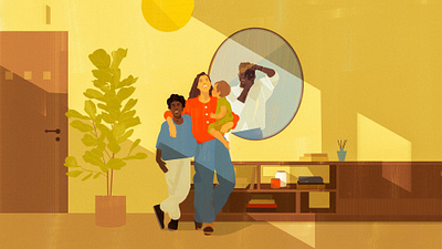 Darya Shnykina for Bumble dating app advertising bumble conceptual illustration darya shnykina editorial illustration illustration illustrationart illustrationartist illustrationzone illustrator