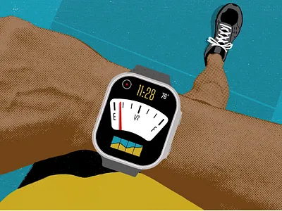 Jay Vollmar for Canadian Running mag. conceptual illustration editorial illustration illustration illustrationart illustrationartist illustrationzone illustrator jay vollmar running sport sport magazine