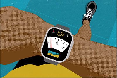 Jay Vollmar for Canadian Running mag. conceptual illustration editorial illustration illustration illustrationart illustrationartist illustrationzone illustrator jay vollmar running sport sport magazine