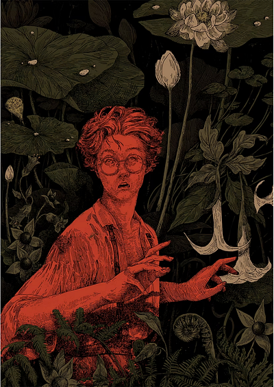 Silence - Alice Cao alice cao artist books conceptual illustration editorial illustration illustration illustrationart illustrationartist illustrationzone illustrator ink ink and watercolor