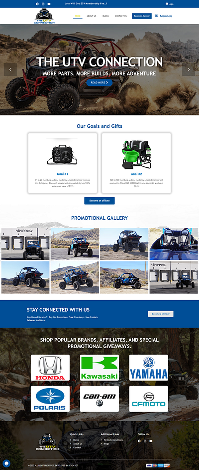 The UTV Connection Design by Seven Dot branding design graphic design ux