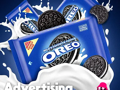 DISEÑO PUBLICITARIO OREO I I PROYECTO PERSONAL advertising branding candy chocolate cookies design graphic design oreo photoshop poster product product design product manipulation