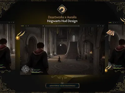 Auralis HogwartsRP Hud UI I Gta V character creation design doartworks doatoprak figma fivem gmod grand theft auto graphic design gta harry potter hogwarts roleplay hogwarts rp hud hud design hud ui illustration ui ui design uiux