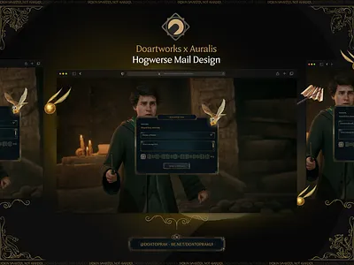 Auralis HogwartsRP Hogwerse Mail UI I Gta V branding character creation design doartworks doatoprak figma fivem gmod grand theft auto graphic design gta harry potter hogwarts roleplay hogwarts rp hogwerse hogwerse mail illustration ui ui design uiux
