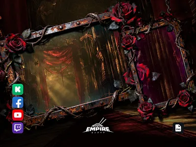 Empire - Alice Iron Roses creators product shots streamers streaming webcam frame