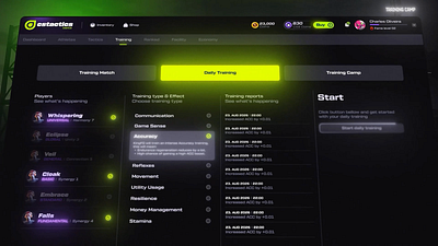 GAMING PLATFORM | TRAINING MATCH community platform crm dashboard crypto game crypto platform crypto trading esports platform fanbase app gaming app gaming marketplace gaming platform gaming website igaming platform marketing platform p2p marketplace saas platform sports platform trading app trading platform trading website web3 platform