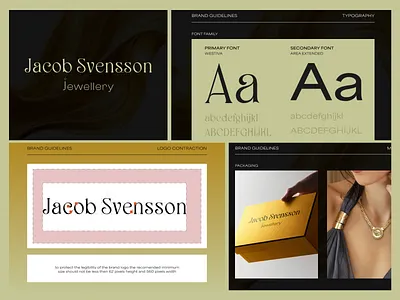 Jewellery Logo Design I Jacob Svensson jwellerylogo logodesign luxurybranding luxuryjewellery