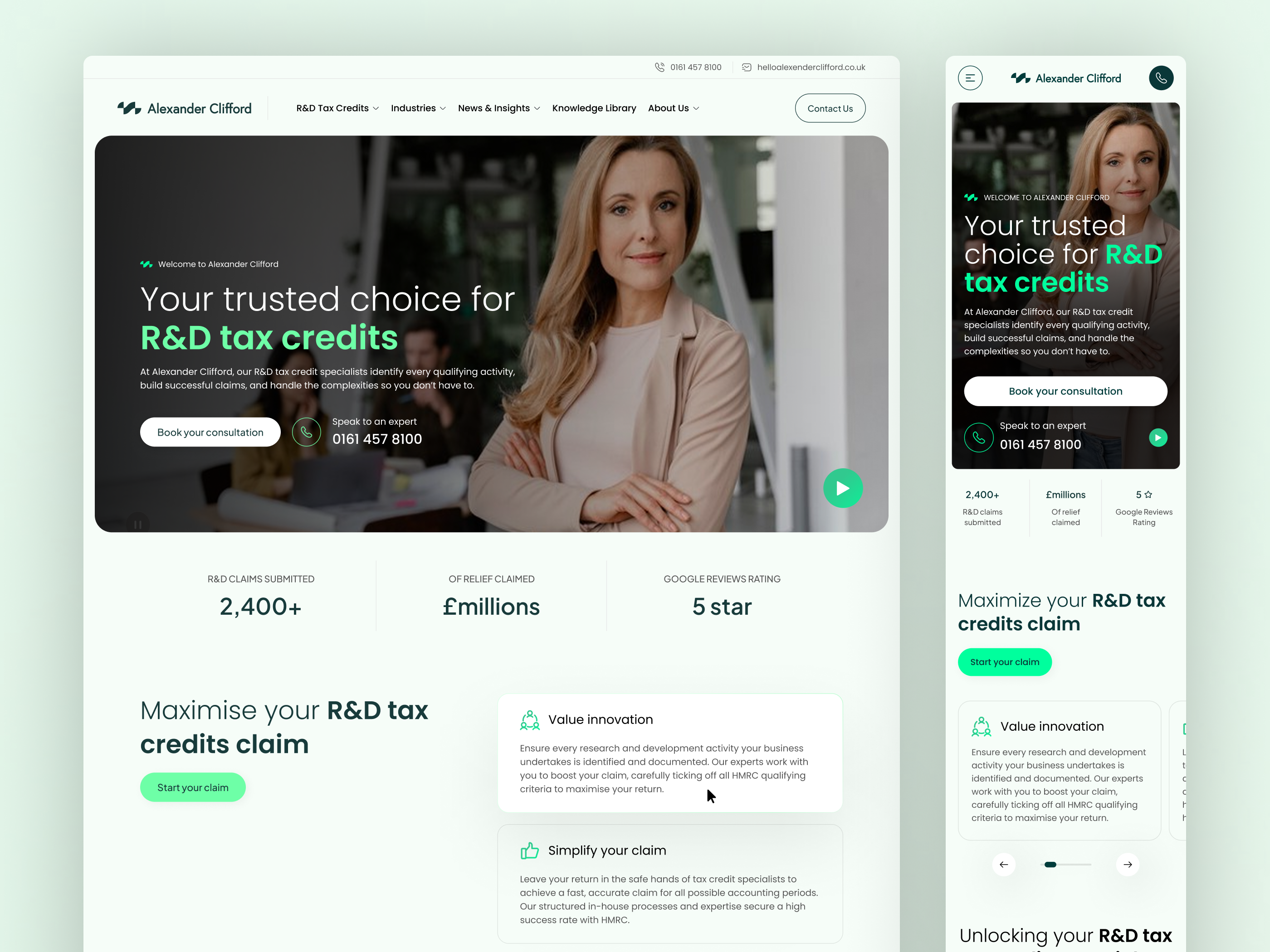 Example of Complete Website Design