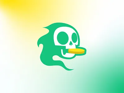 Logomark app logo blockchain logo branding casino coin creative crypto cryptocurrency digital money icon logo logomark luck modern money logo skull skull logo technology token web3