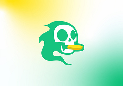 Logomark app logo blockchain logo branding casino coin creative crypto cryptocurrency digital money icon logo logomark luck modern money logo skull skull logo technology token web3