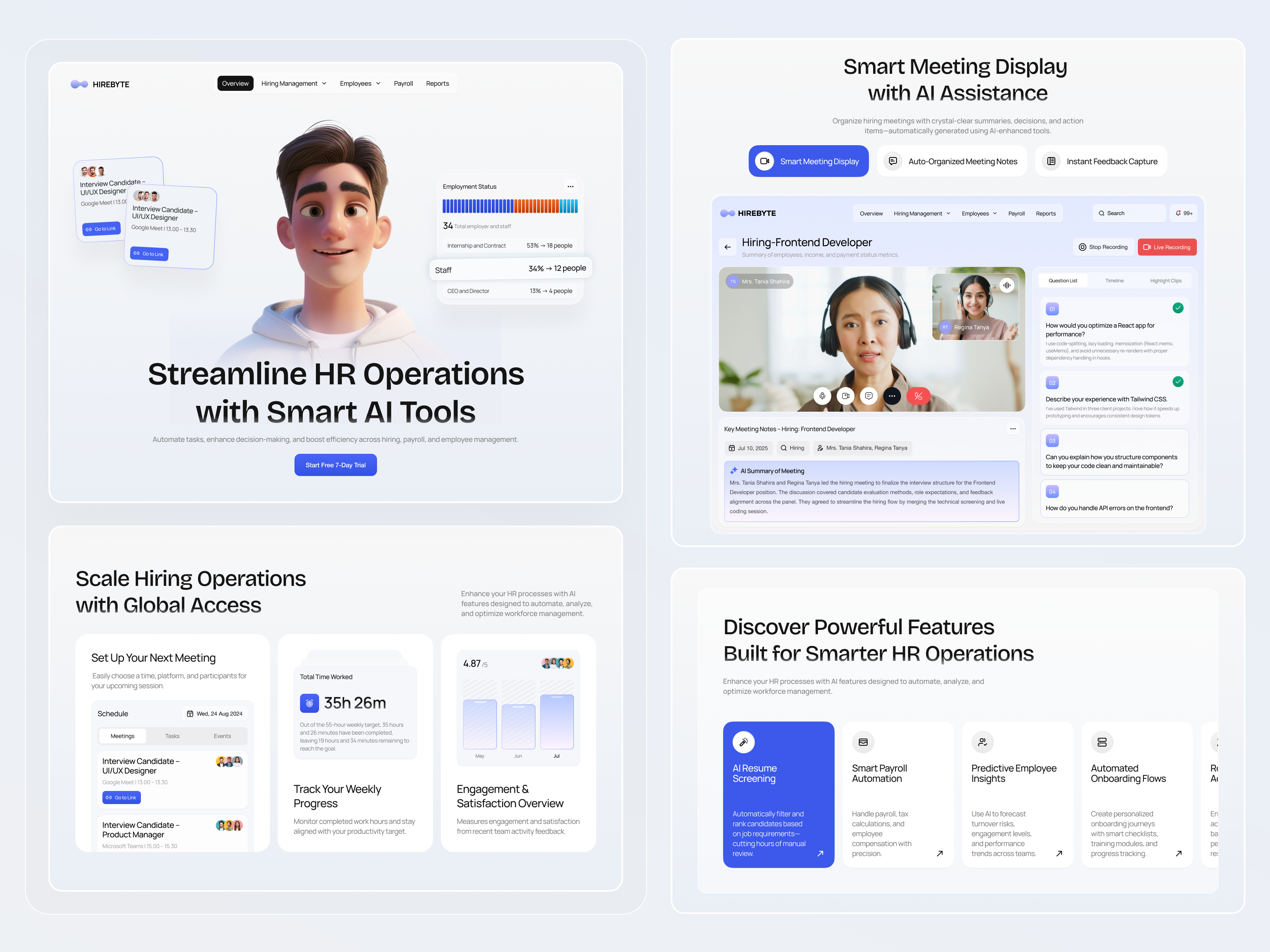Example of Saas Landing Page Design