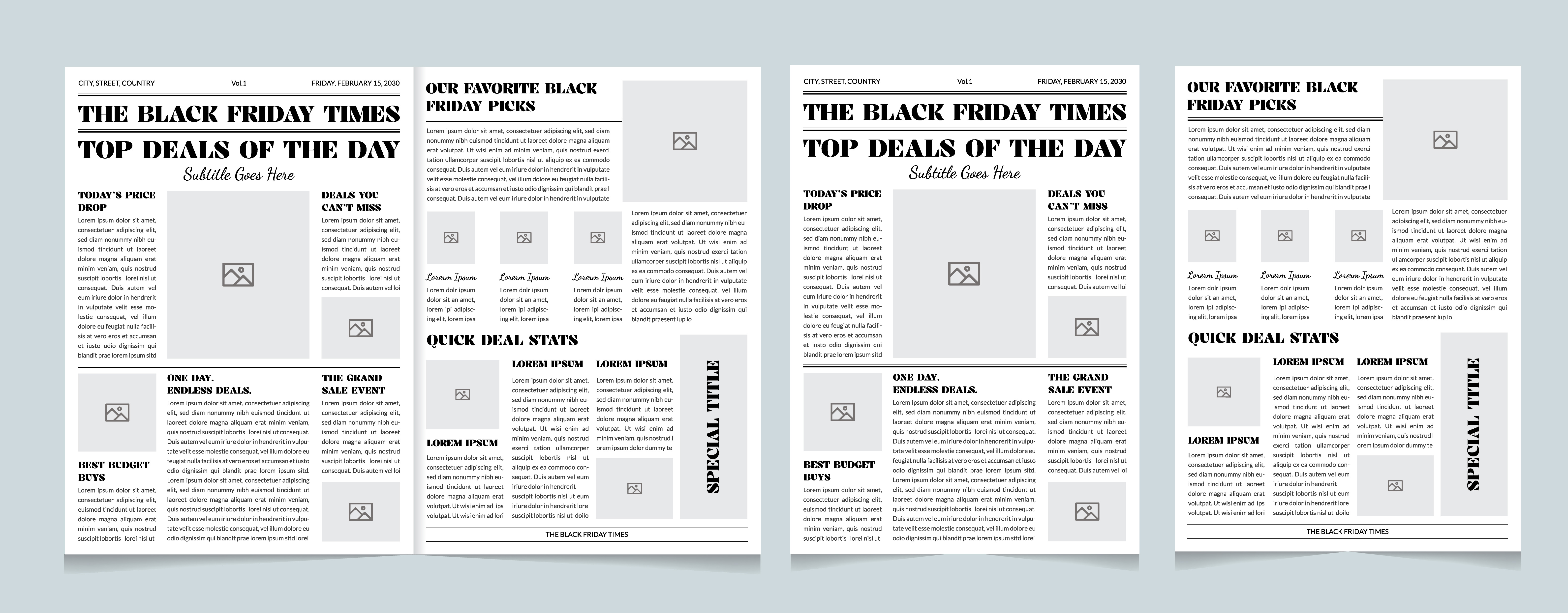 Black Friday Newspaper Flyer Template black friday deals black friday sale black friday template classic news layout discount promotion template editable flyer template editorial flyer design holiday sale flyer marketing flyer layout newspaper flyer old newspaper style printable newspaper template promotional brochure design retail sale poster retro news design sale announcement template special deals flyer vintage flyer design vintage newspaper layout