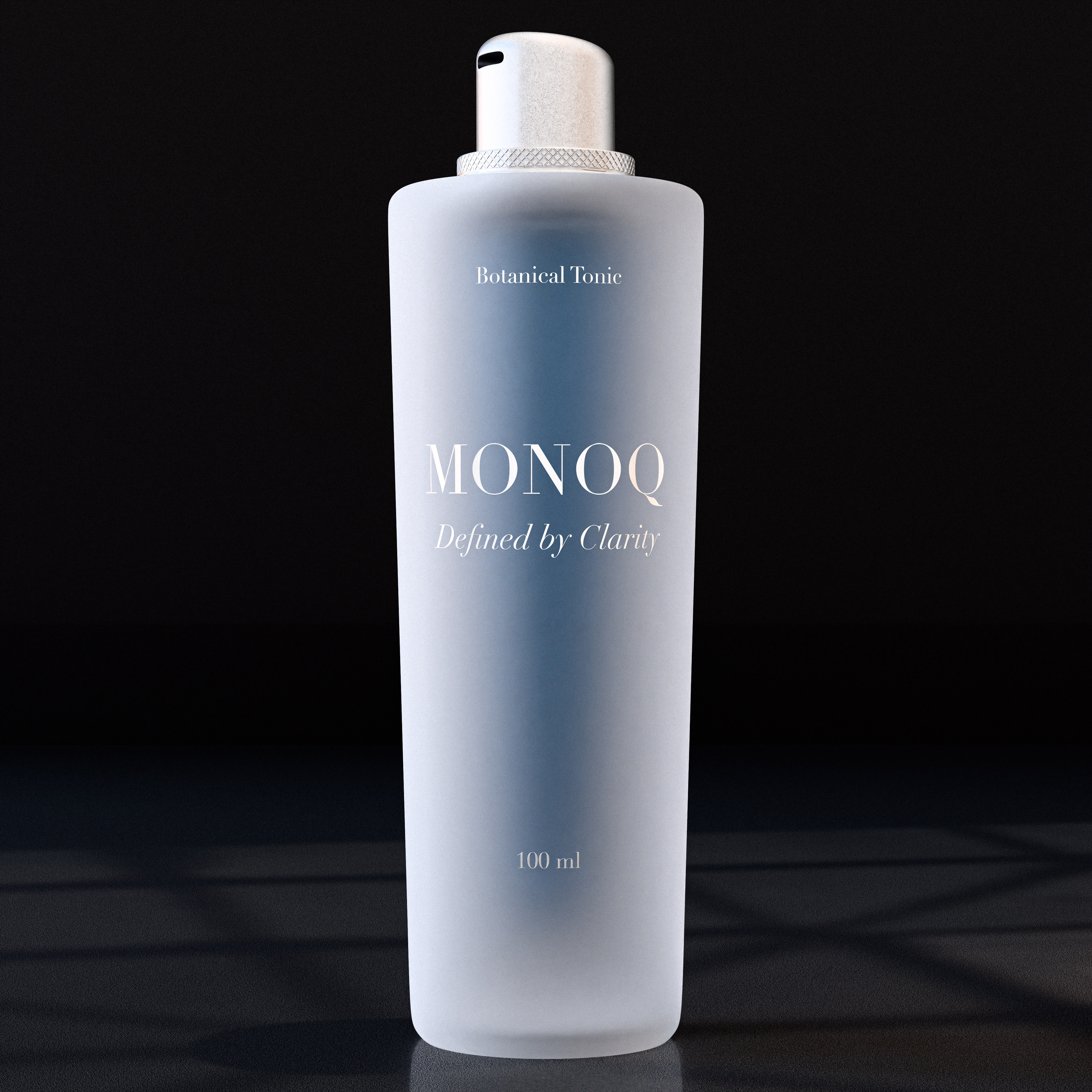 MONOQ – Botanical Tonic | CGI & Art Direction 3d modeling 3d product visualization 3d rendering 3d visualization advertising art direction branding cgi look development photorealistic rendering premium cgi