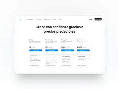 Pricing Page. diseñoui diseñoux landingpage precios pricingpage ui ux uxui web