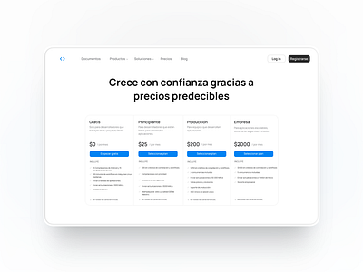 Pricing Page. diseñoui diseñoux landingpage precios pricingpage ui ux uxui web